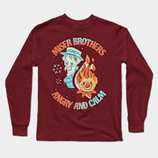 miser brothers : angry and calm Long Sleeve T-Shirt